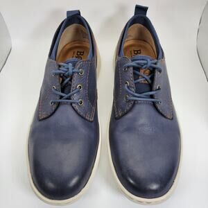 Born Marcus Men’s Blue Leather Casual Sneaker Shoe 9.5M Lace Up Comfort Sole